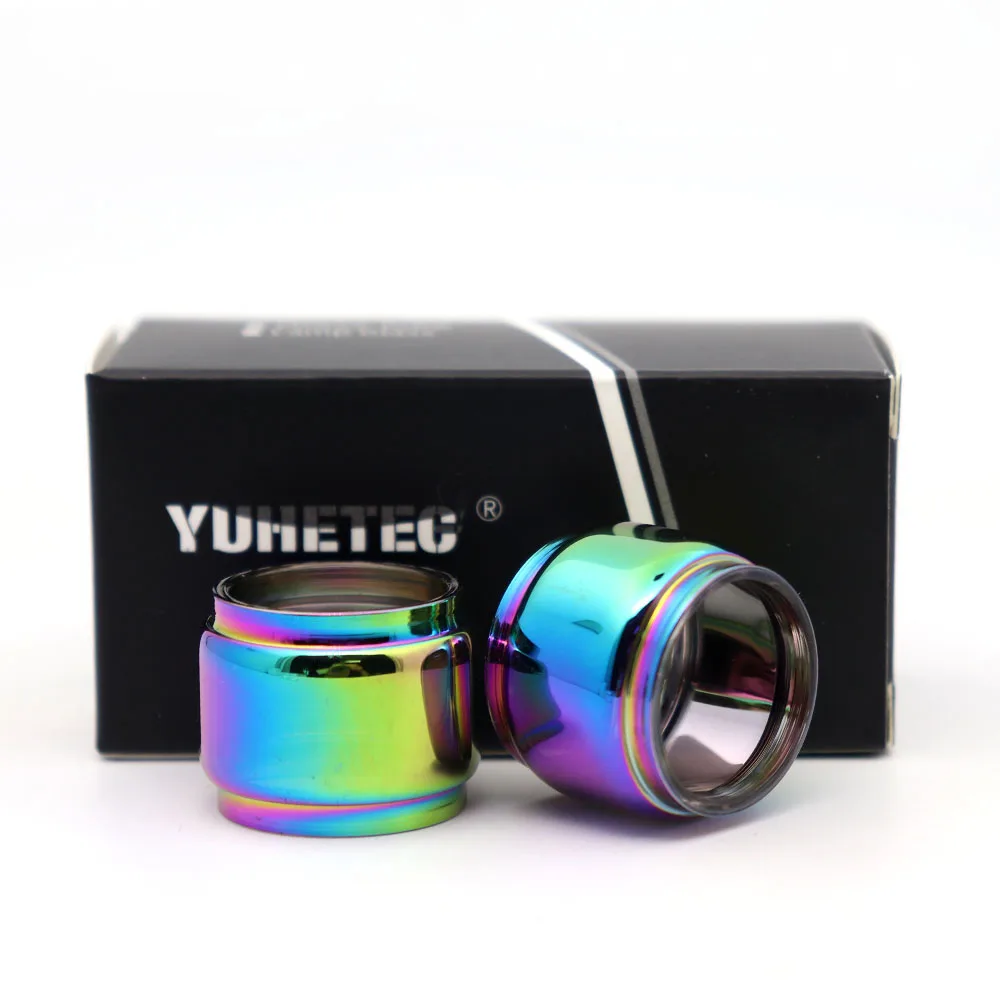 

2PCS YUHETEC Replacemen Glass Tube for melo 3 nano mini galss tank