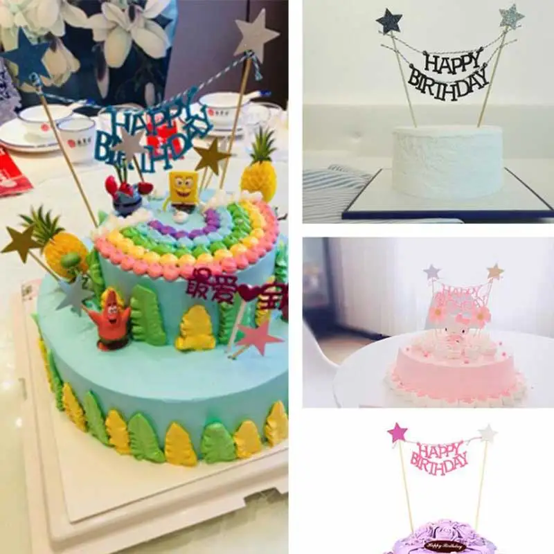 1 шт. новинка звезда дневной флаг для детского дня рождения|Товары украшения