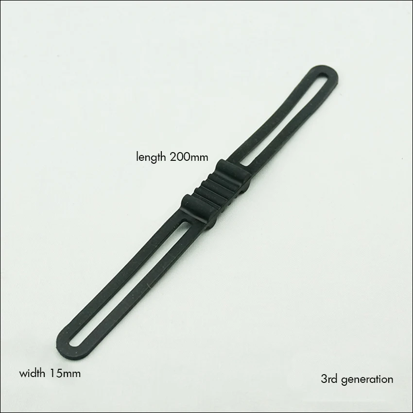 1 шт. 200 мм на велосипеде мотоцикле силиконовой лентой Эластичный ремешок повязки