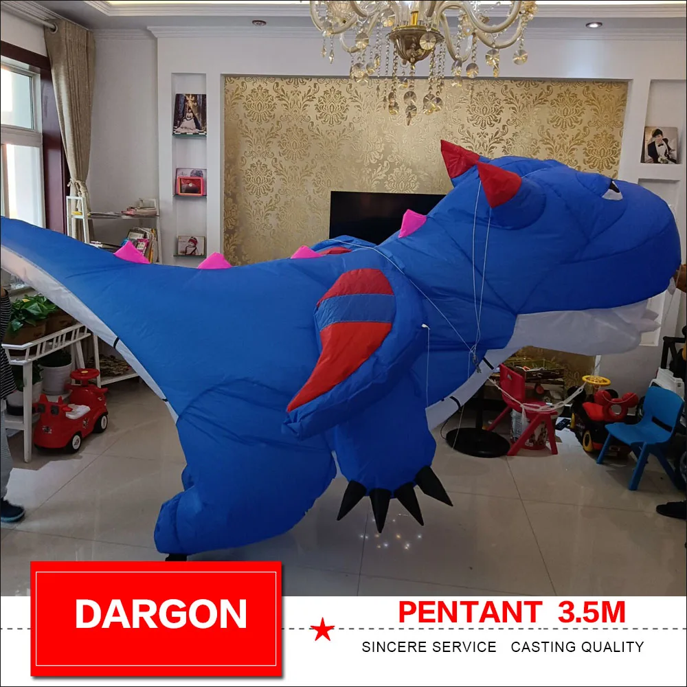 Воздушный змей dargon 3 5 m line мягкий подвесной воздушный | Игрушки и хобби