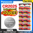 Аккумулятор PANASONIC cr2025 CR 2025, ECR2025, BR2025, DL2025, KCR2025, LM2025, 3 в, 10 шт.
