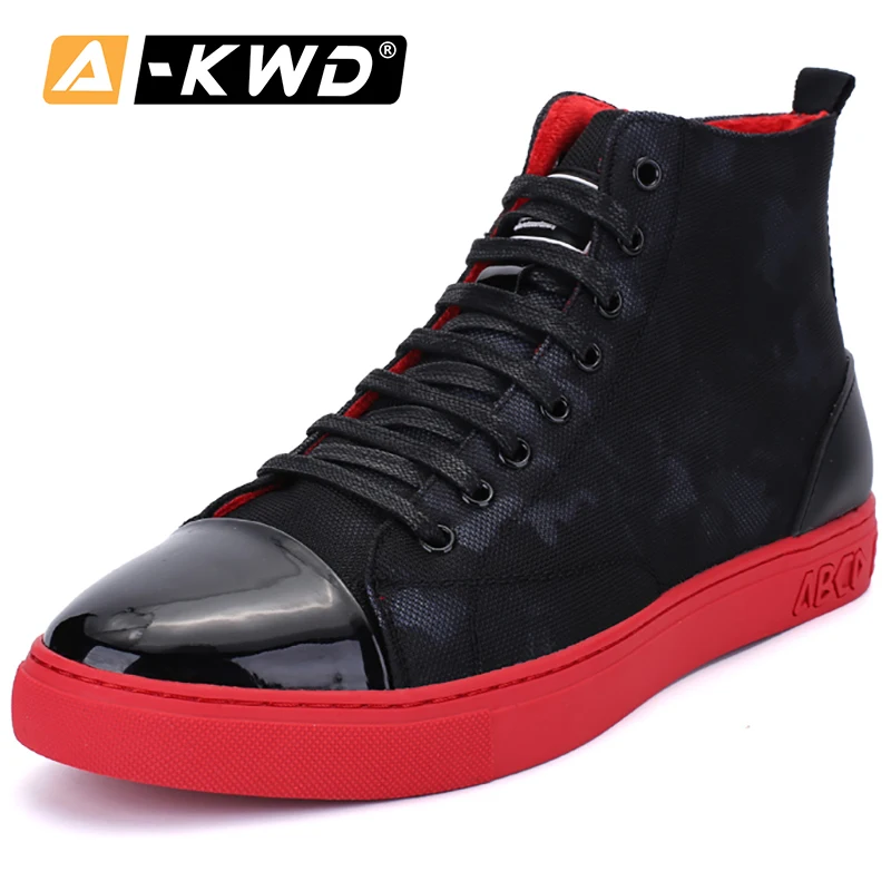 

Red Trainers Black Elevator Shoes for Men Mocasines De Hombre Fashion Shoes Summer Shoes Men Sneakers High Tops Fur Men Footwear