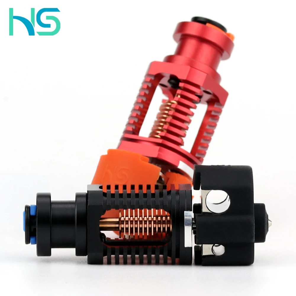 Haldis 3D Красная ящерица k1 V6 Hotend собранный медный Горячий Конец для Voron 2 4 Prusa I3 MK3 Titan