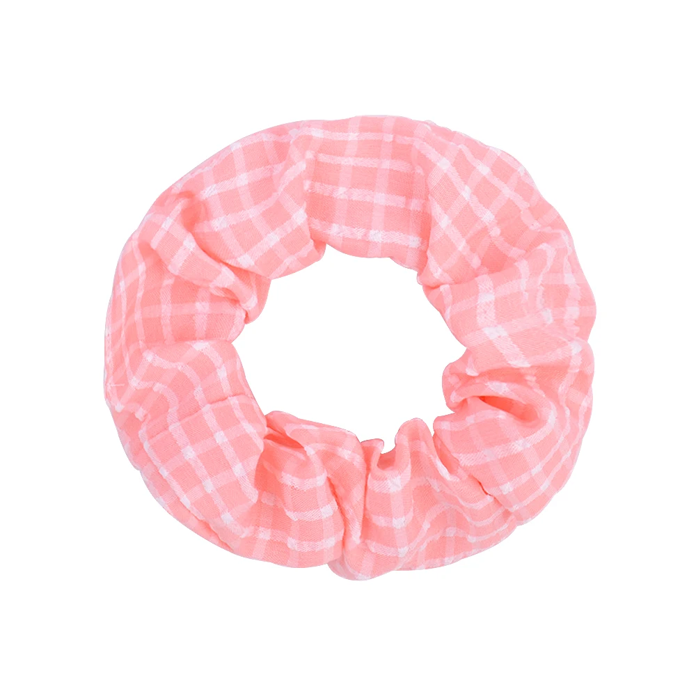 1 шт. винтажные женские резинки для волос девочек в клетку эластичные Галстуки