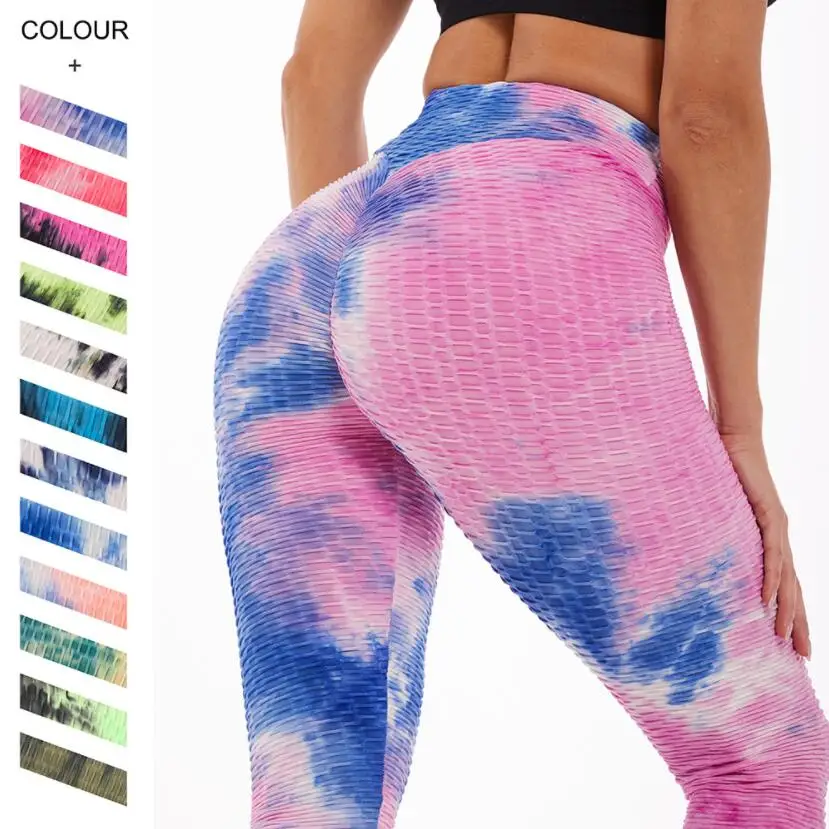 

Women's High Waist Sports Pants Tummy Control Slimming Booty Leggings Workout Running Butt Lift Tights