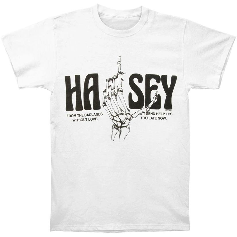 Halsey Men'S от Badland Мужская мягкая Футболка Slim Fit Белая графическая футболка|Мужские