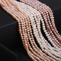 natural freshwater pearl beads high quality potato shaped punch loose beads for make jewelry diy bracelet necklace accessories
