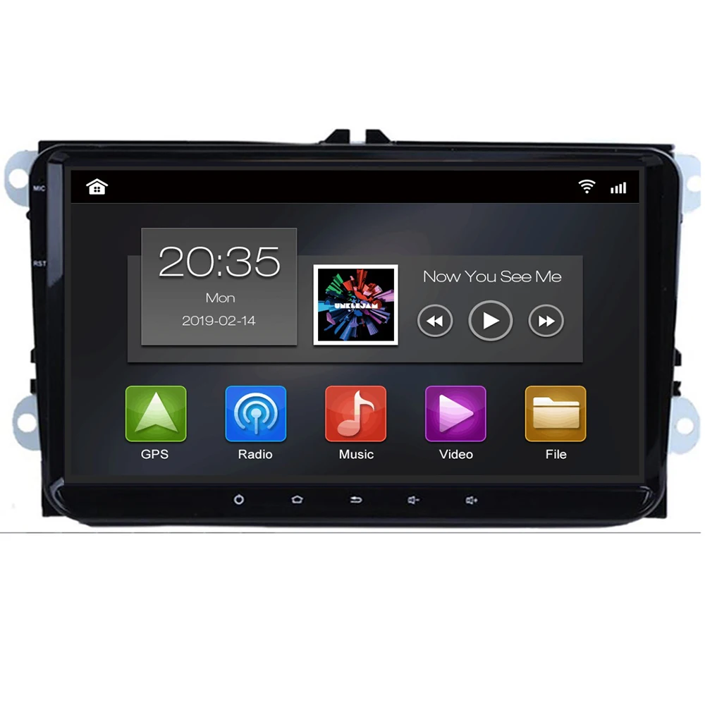 9 &quotAndroid 10 4 + 64G Автомобильный мультимедийный плеер DVD Авторадио GPS навигатор для VW