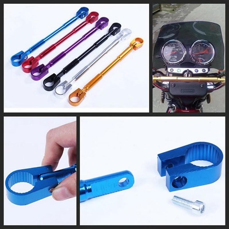 

Hot Motorcycle Bike Handlebar Cross Bar Steering Wheel Strength Lever for most 7/8" 22mm handlebar motorcycles
