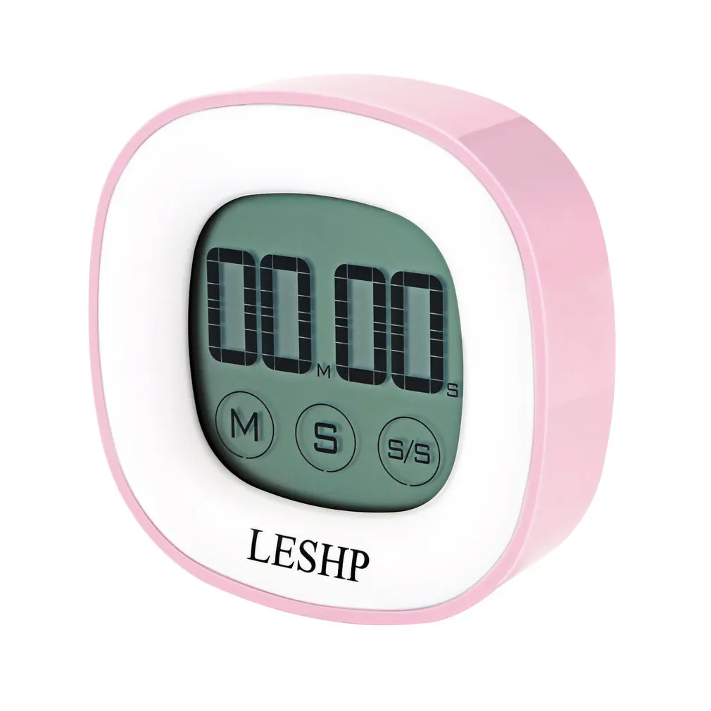 LESHP квадратный сенсорный ЖК цифровой экран светодиодная подсветка 4 цифры