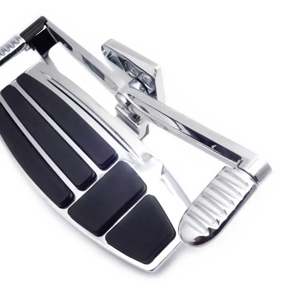 Запчасти для мотоциклов хромированная Напольная доска с передним драйвером и