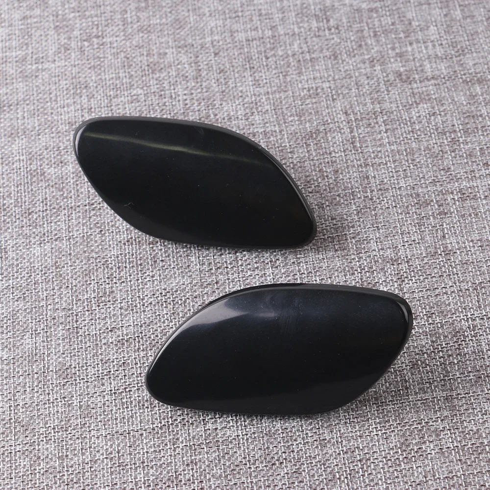 Пара L R передний бампер Омыватель фар сопло Струйная Крышка Неокрашенный 39870059