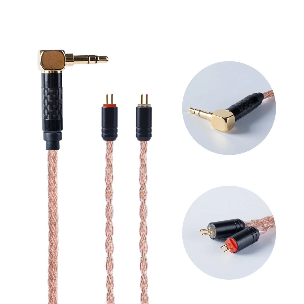 HIFIHESR 16 Ядро импорт один Кристалл Медь сбалансированный кабель 2,5/3,5 мм с MMCX/2pin разъем для LZ AS10 AS16