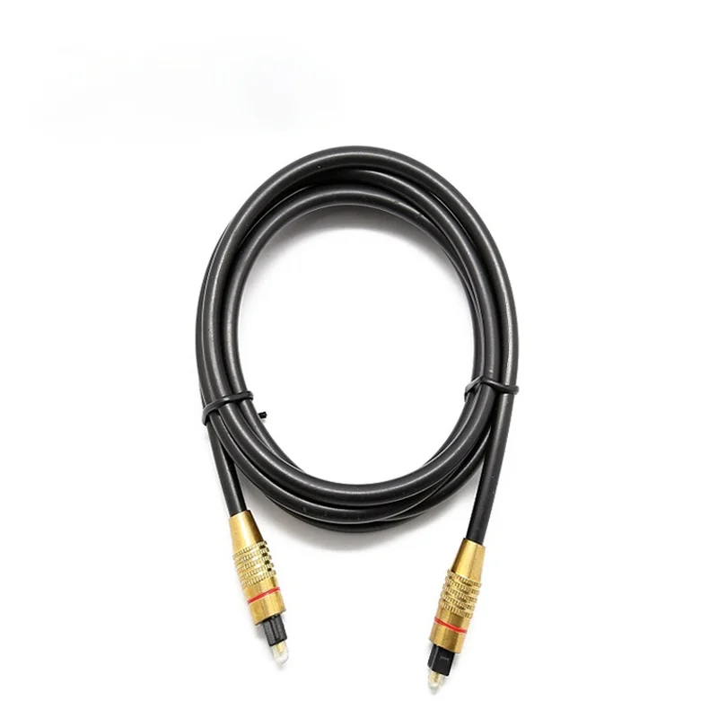 

OD6.0 Gold-plated Head Audio Optical Fiber Cable Toslink Audio Cable Digital Party Interface Dolby Surround Sound High Fidelity