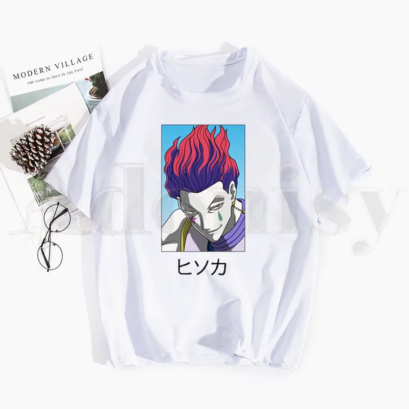 

Hisoka Morow Hunter X Hunter Anime HxH Men's Casual Printing Men's T-shirt Short Sleeved T-shirt Men's Shirt T Shirt