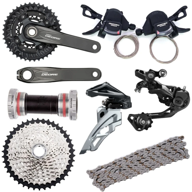 SHIMANO DEORE M6000 указано MTB горный велосипед 3x10 Скорость HG500 10 11 42 т задний
