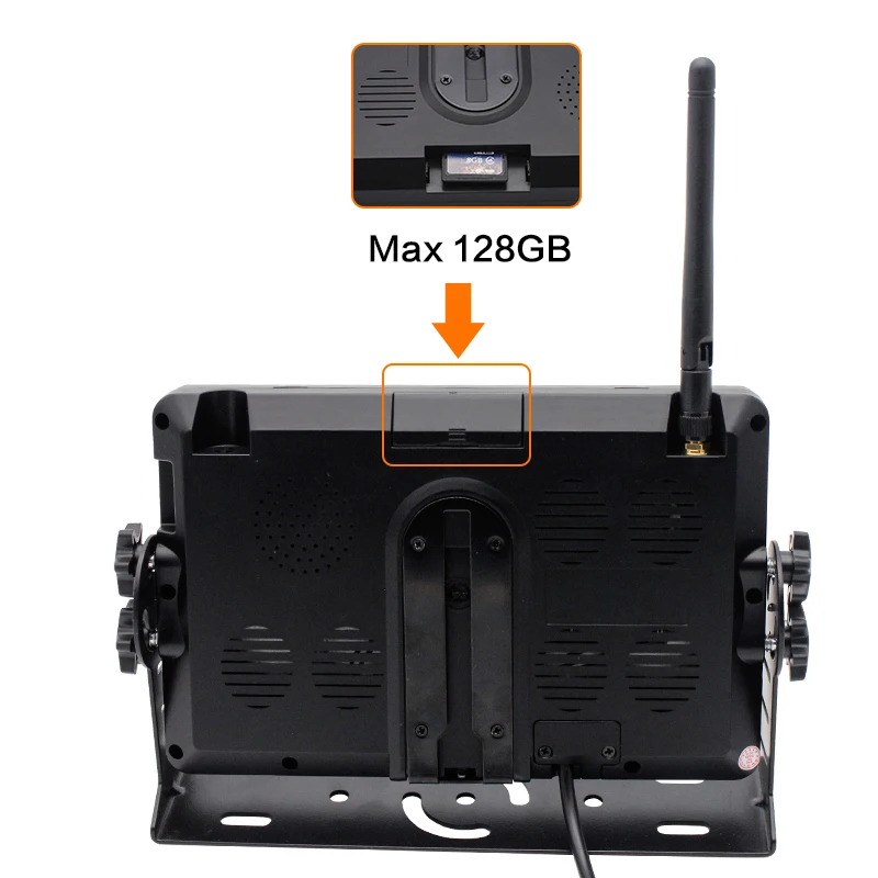 Камера заднего вида AHD беспроводная цифровая 4 канала DVR для
