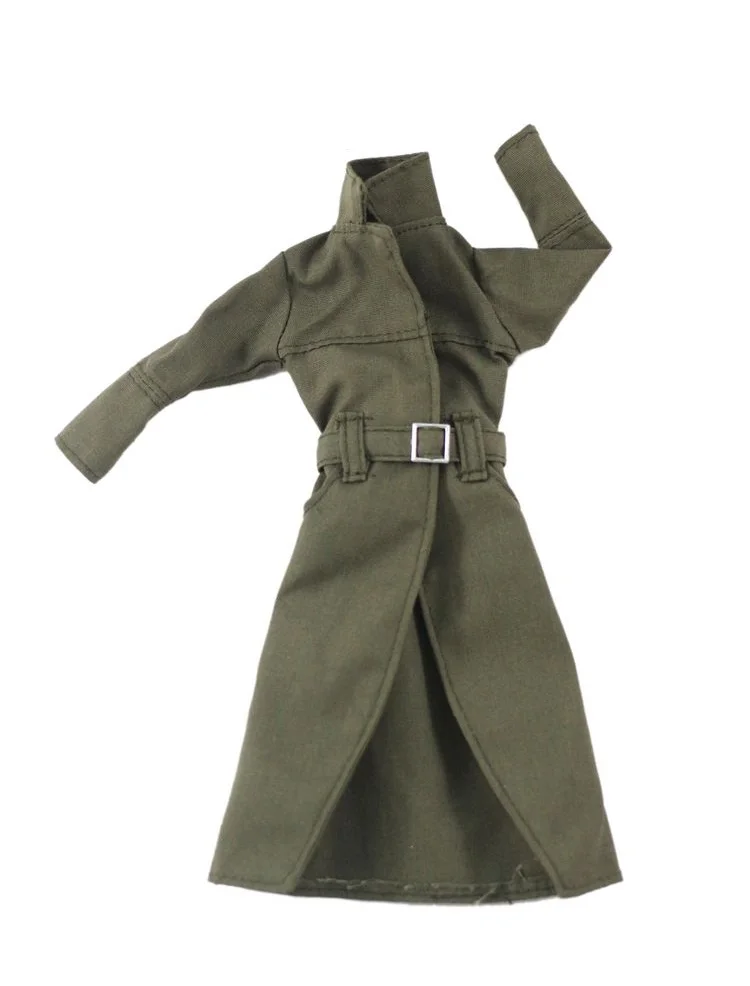 only doll clothes A Длинное зимнее пальто, одежда для Барби, кукла 1/6, BJD, аксессуары, костюм, Униформа, наряд, модная Оригинальная одежда, костюм для девочки - Цвет: only doll clothes A