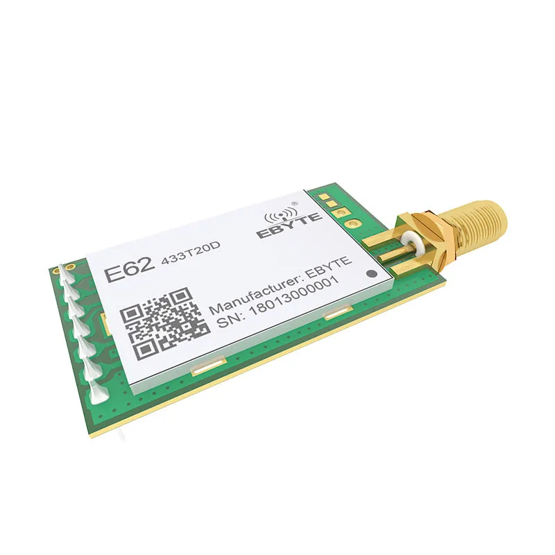 Full Duplex RF Module UART 433MHz 20dBm SMA-K Antenna DIP E62-433T20D Wireless Transceiver Transmitter Receiver high reliability