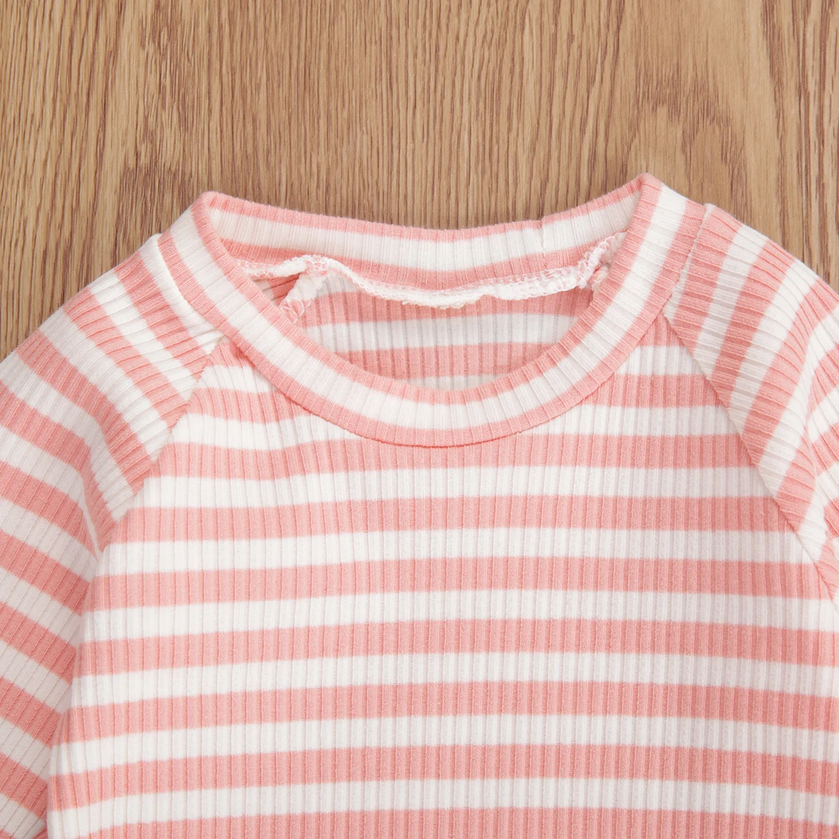 

Newborn Baby Boy Girl Cotton Pajama Sets Striped Homewear Long Sleeve Tops T-shirt+Long Pants Outfits Toddler Girls Clothes Sets