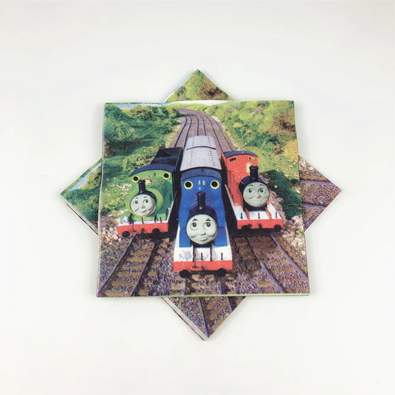10 шт. &quotТомас&quot тематический Хэллоуин 16x16 см одноразовые Бумага салфетки для
