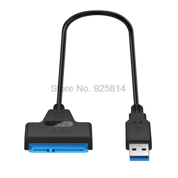 Dhl 50 шт. адаптер SATA III USB 3 0 кабель внешний жесткий диск к Serial ATA 22pin конвертер для 2 5