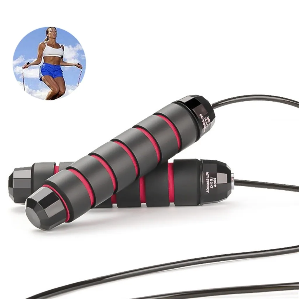 

Skipping Rope Tangle-free With Ball Bearings Rapids Speed Jump Rope Cable And 6 Jump Rope Tangle-free Rapid Speed Jumping