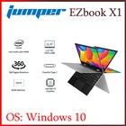 Ноутбук Jumper EZbook X1, 1,6 дюйма, IPS, мультисенсорный дисплей, ультрабук Apollo Lake N3350, 4 Гб DDR4, 64 ГБ, emmc128гб, SSD, металл