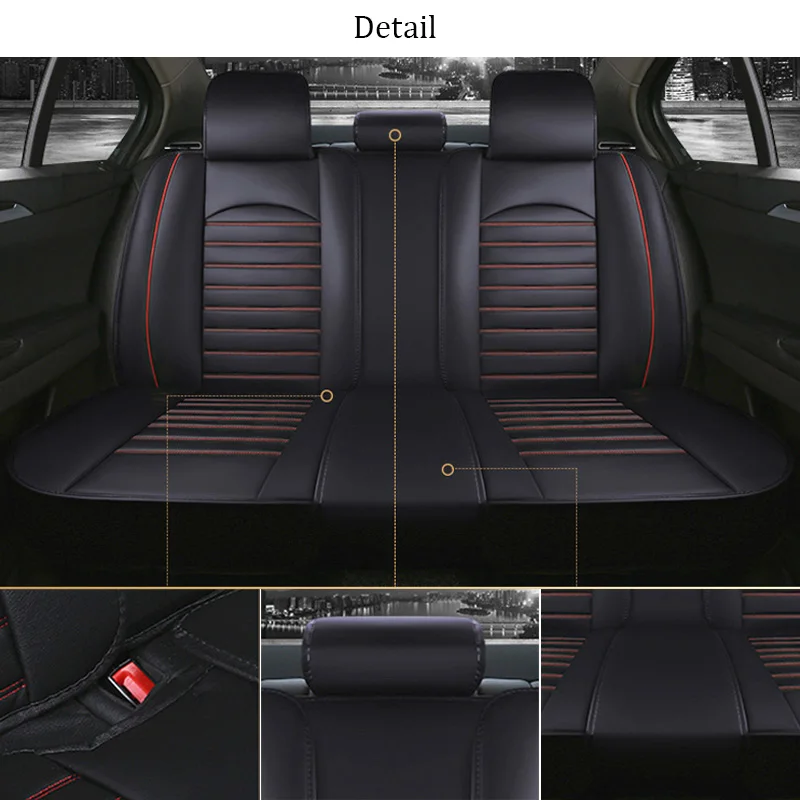 Чехлы для сидений автомобиля из искусственной кожи Skoda OCTAVIA 1 2 3 A5 A7 Rs Tour Rapid Spaceback