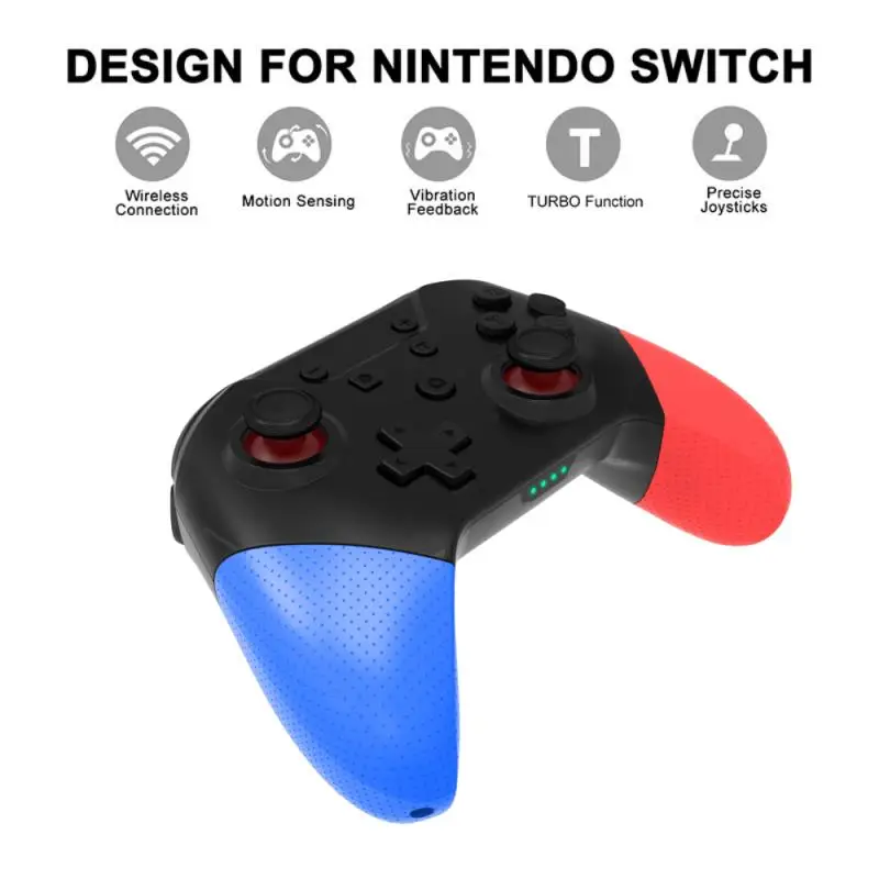 Беспроводной Bluetooth-геймпад для Nintendo Switch Pro консоль с двойным мотором 3D джойстик