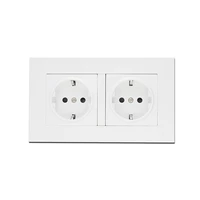 eu plug socket panel 14686 multi way power socket plug grounded 16a eu standard electrical double socket stripwall receptacle