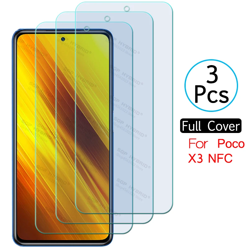 Защитное стекло для xiaomi poco x3 nfc pro 1 3 шт.|Защитные стёкла и плёнки телефонов| |