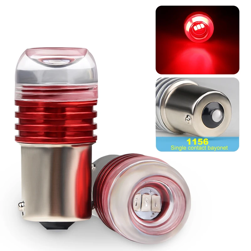 1156 Red Из 2 предметов автомобильные светодиоды 1156 1157 3W 5730 вогнутые зеркала 4 цвета 12V P21W Автомобильные тормоза/поворота Автомобильные стояночные огни декоративные огни - Испускаемый цвет: 1156 Red