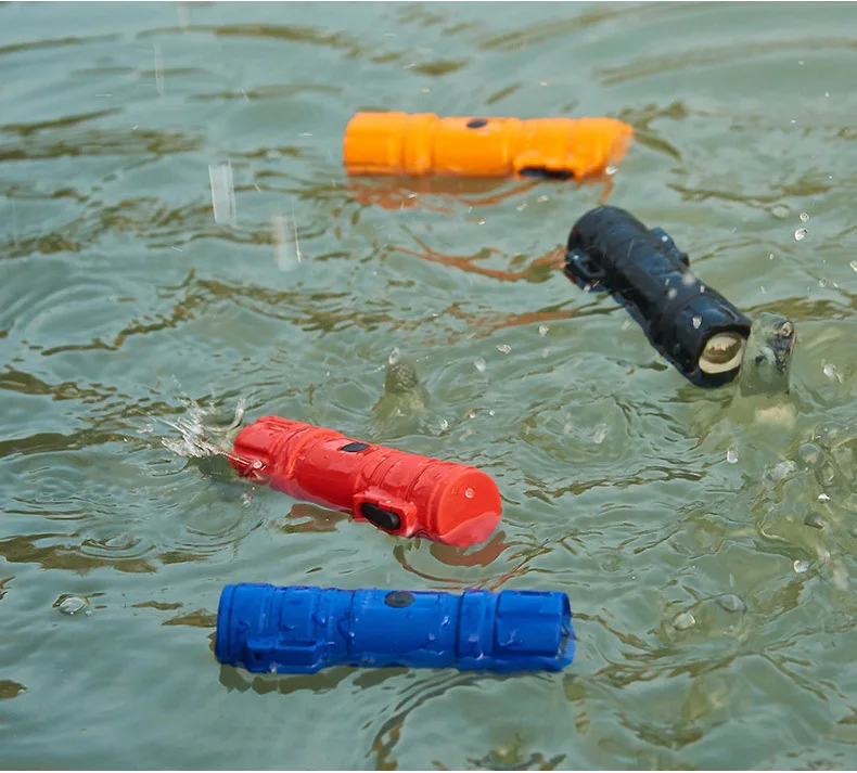 Светодиодный водонепроницаемый фонарик с двойной дугой перезаряжаемая USB