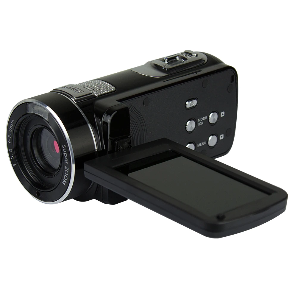 Прочный цифровой с вилкой рекордер камера ночного видения HD 1080P ЖК экран