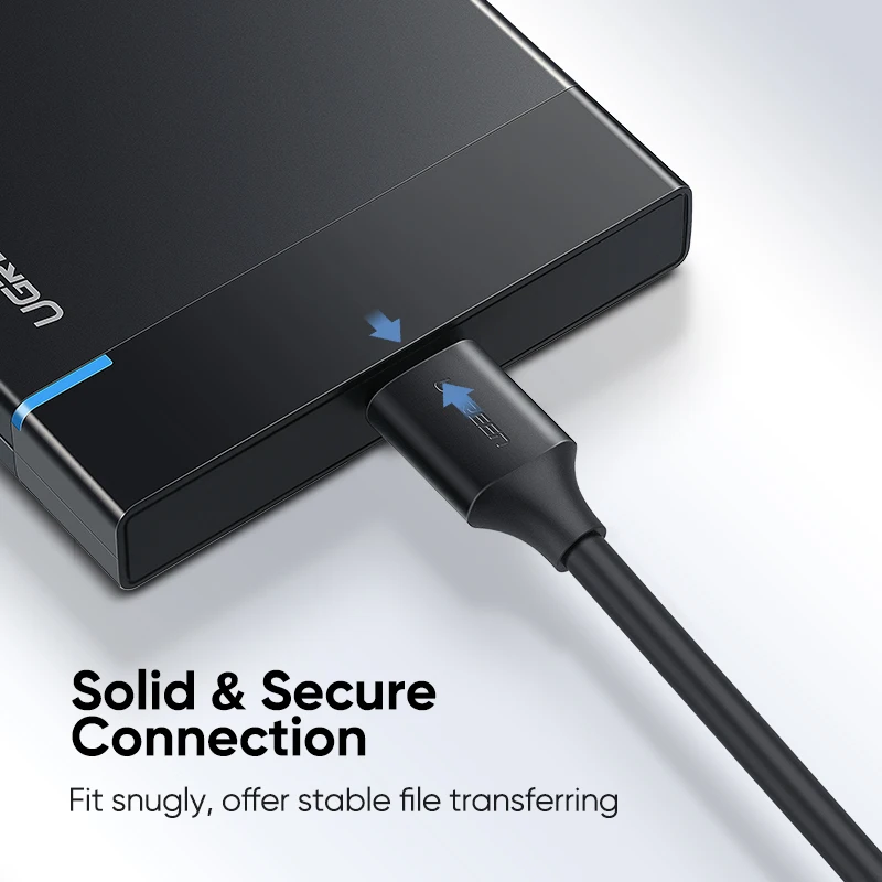 Кабель Ugreen с разъемом USB Type C на Micro B 3 0 для HDD SSD внешнего жесткого диска смартфона