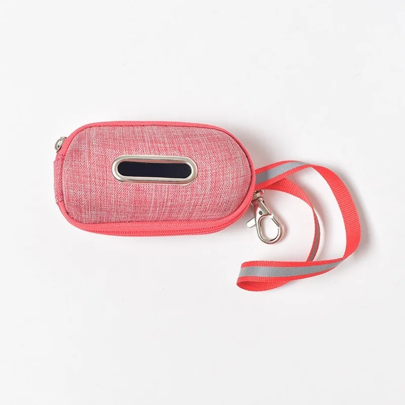 

Portable Pet Dog Poop Bag Dispenser Pick-Up Bags Holder With Rope Cleaning Waste Garbage Box