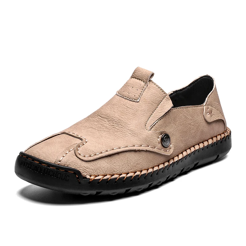 

Fashion Handmade Men Shoes Footwear High Quality Men's Shoes Leather Flat Casual Shoes Driving Shoes Male Big Size 39-48 Outdoor