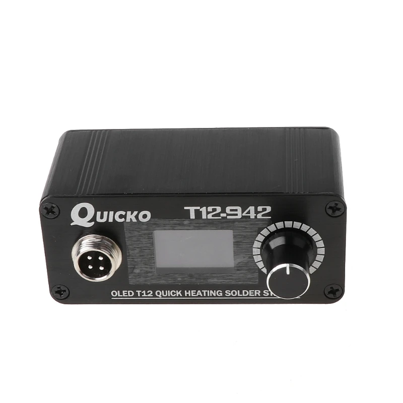 

MINI OLED T12 Digital Soldering Iron Station Temperature Controller 12-24V 3A