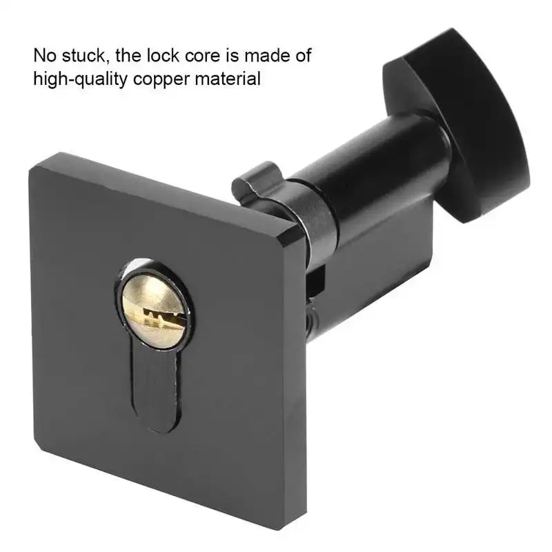 Набор черных дверных ручек бесшумные дверные ручки с замком для межкомнатных