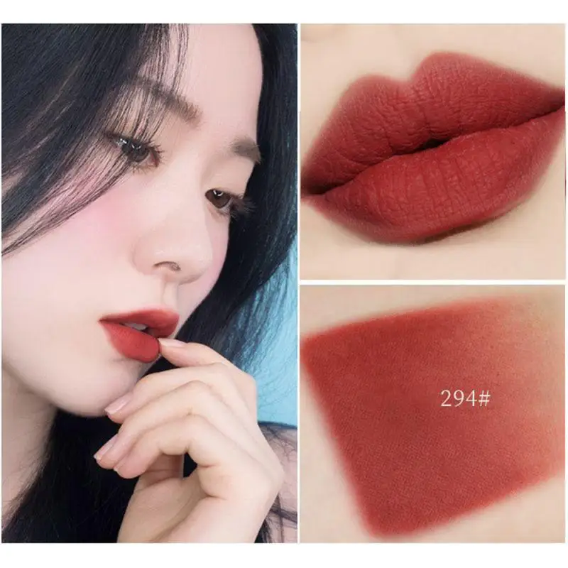 Матовая губная помада 10 цветов водостойкий стойкий Увлажняющий Яркий пышный