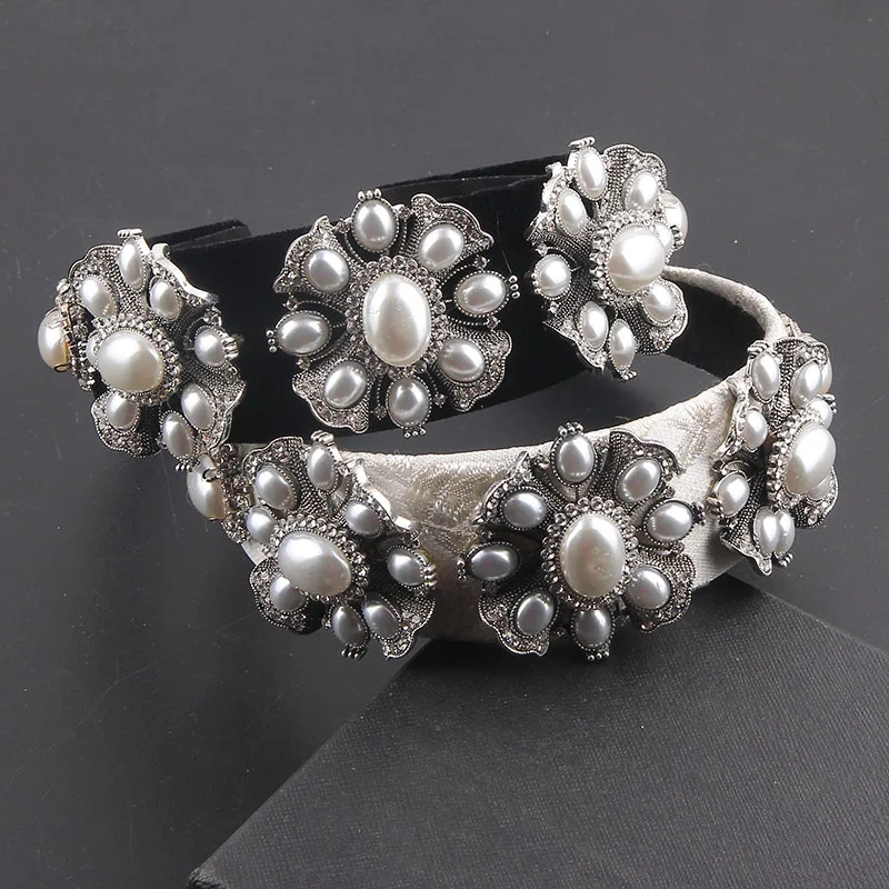 

Ободок для волос женский в стиле барокко, 914