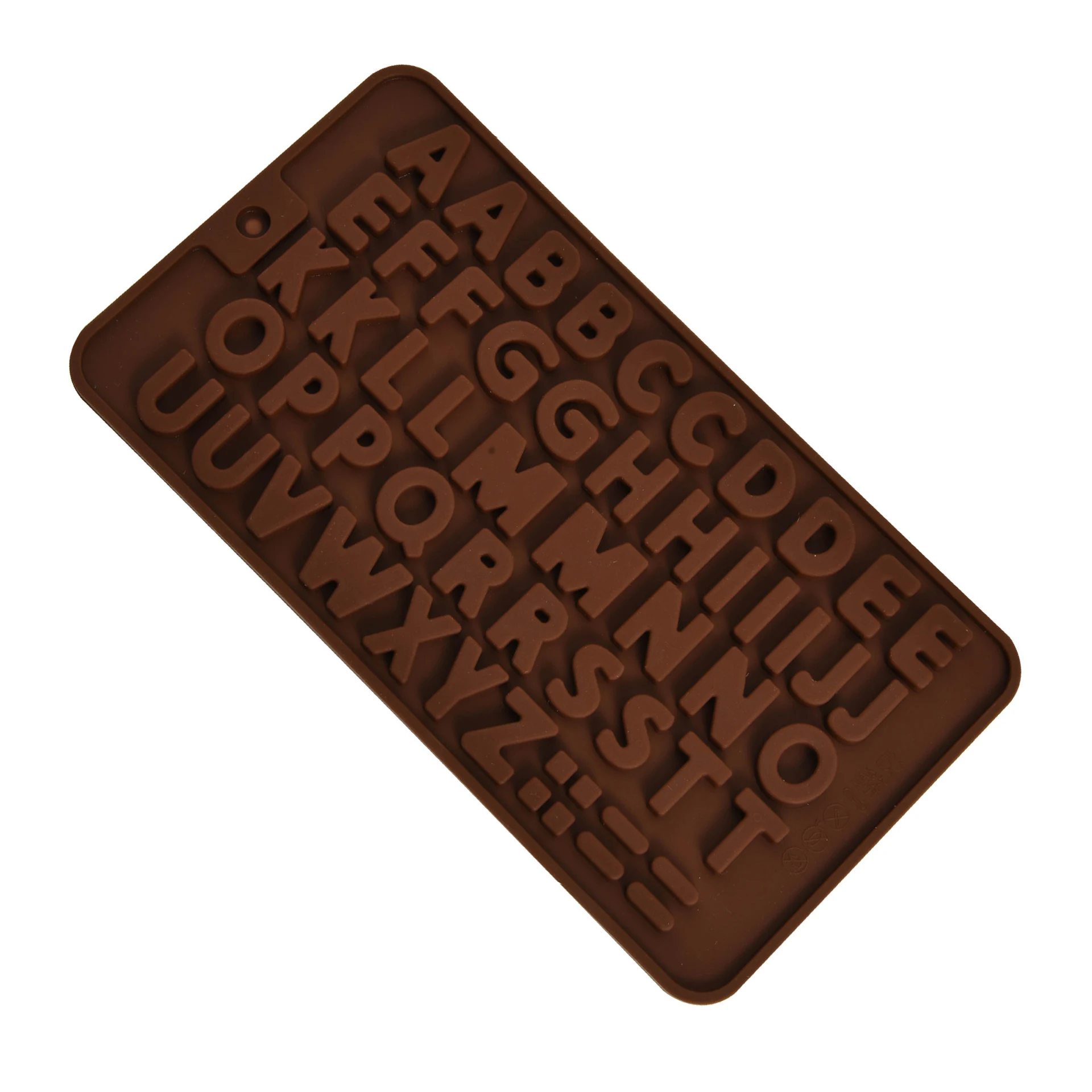 

New Mini Letter Silicone Chocolate Mold DIY High Temperature Resistant Non-stick Mold Easy To Demold Fondant Molds
