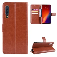 for lenovo z6 case lenovo z6 retro wallet flip style glossy skin pu leather protective back cover for lenovo z6 z 6 phone cases