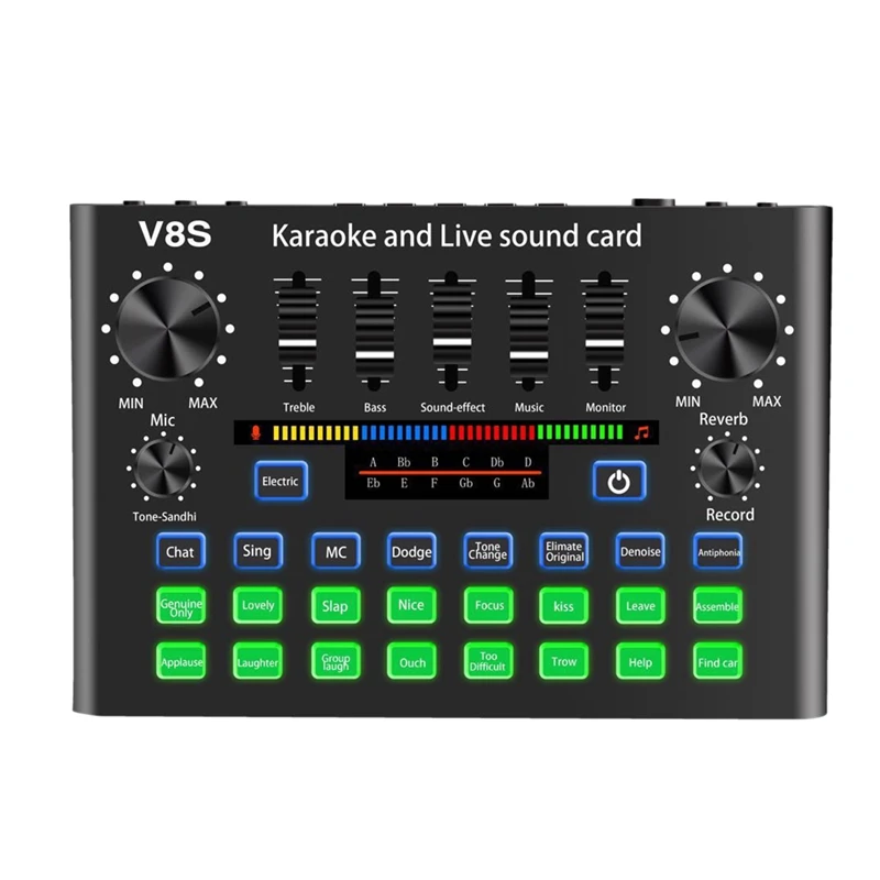 Набор звуковых карт V8S для телефона Bluetooth-микрофон оборудование прямой
