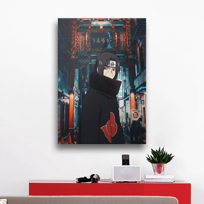 

Itachi Akatsuki Manga Canvas Home Decor Painting Wall Art Decoration Prints Dorm Living Room Anime Bedroom Poster