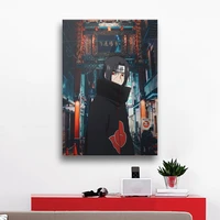itachi akatsuki manga canvas home decor painting wall art decoration prints dorm living room anime bedroom poster