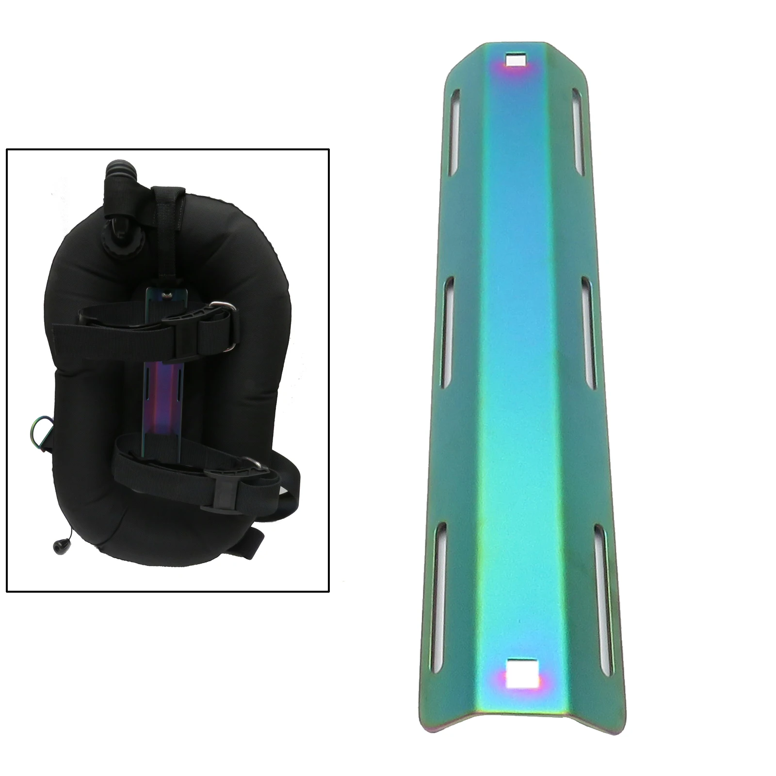 Адаптер для резервуара дайвинга из титанового сплава крепления задней панели BCD