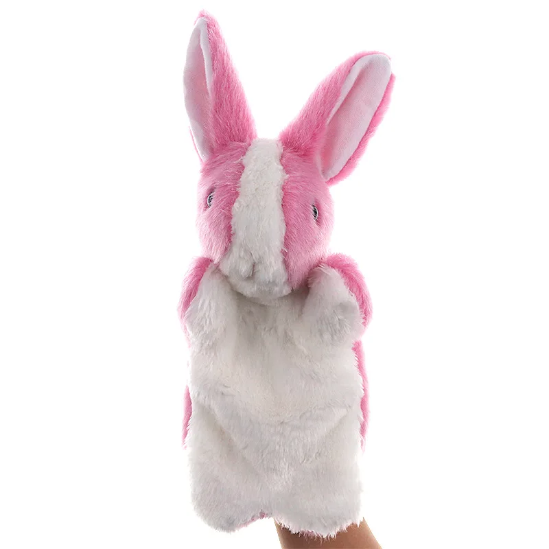 Мультяшный плюшевый слон панда кошка ручная кукла обучающие игрушки для детей