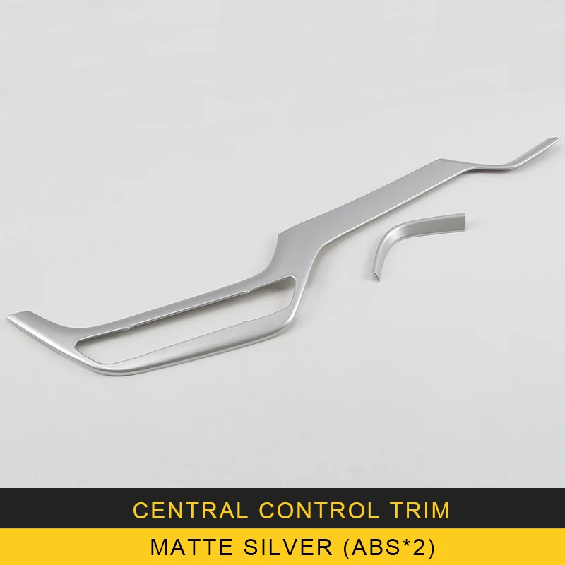 

CARMANGO for Toyota C-HR 2018 2019 Car Styling Center Console Dashboard Chrome Cover Trim Frame Sticker Interior Accessories